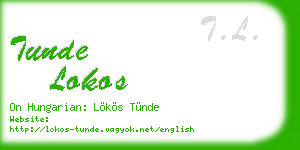 tunde lokos business card